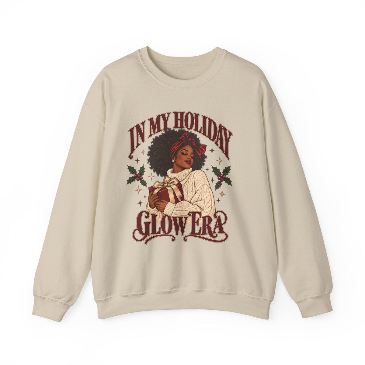 In My Holiday Glow Era Christmas sweatshirt by Inner Glow Wear, view 3