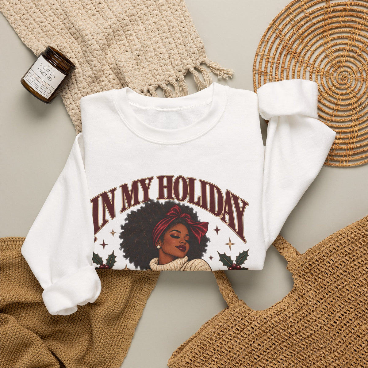 In My Holiday Glow Era Christmas sweatshirt by Inner Glow Wear, view 8