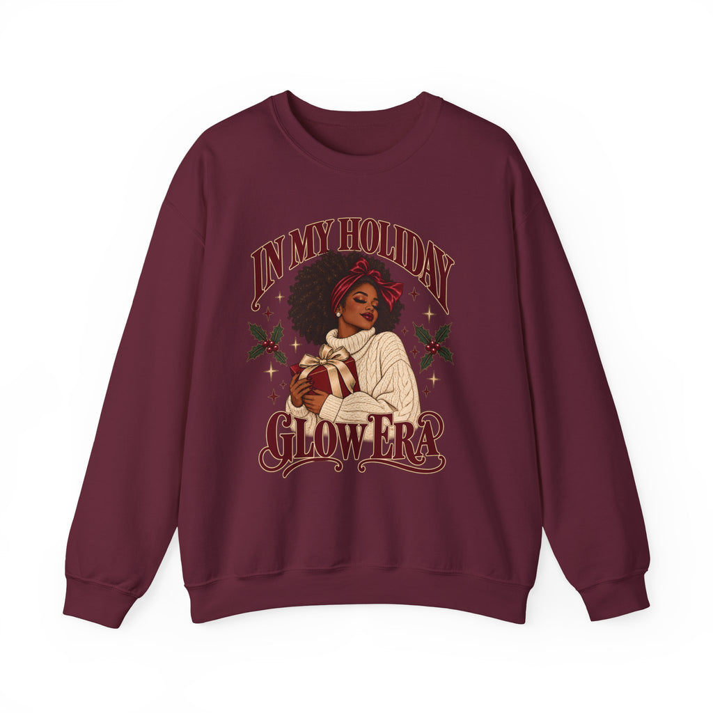 In My Holiday Glow Era Christmas sweatshirt by Inner Glow Wear, view 4