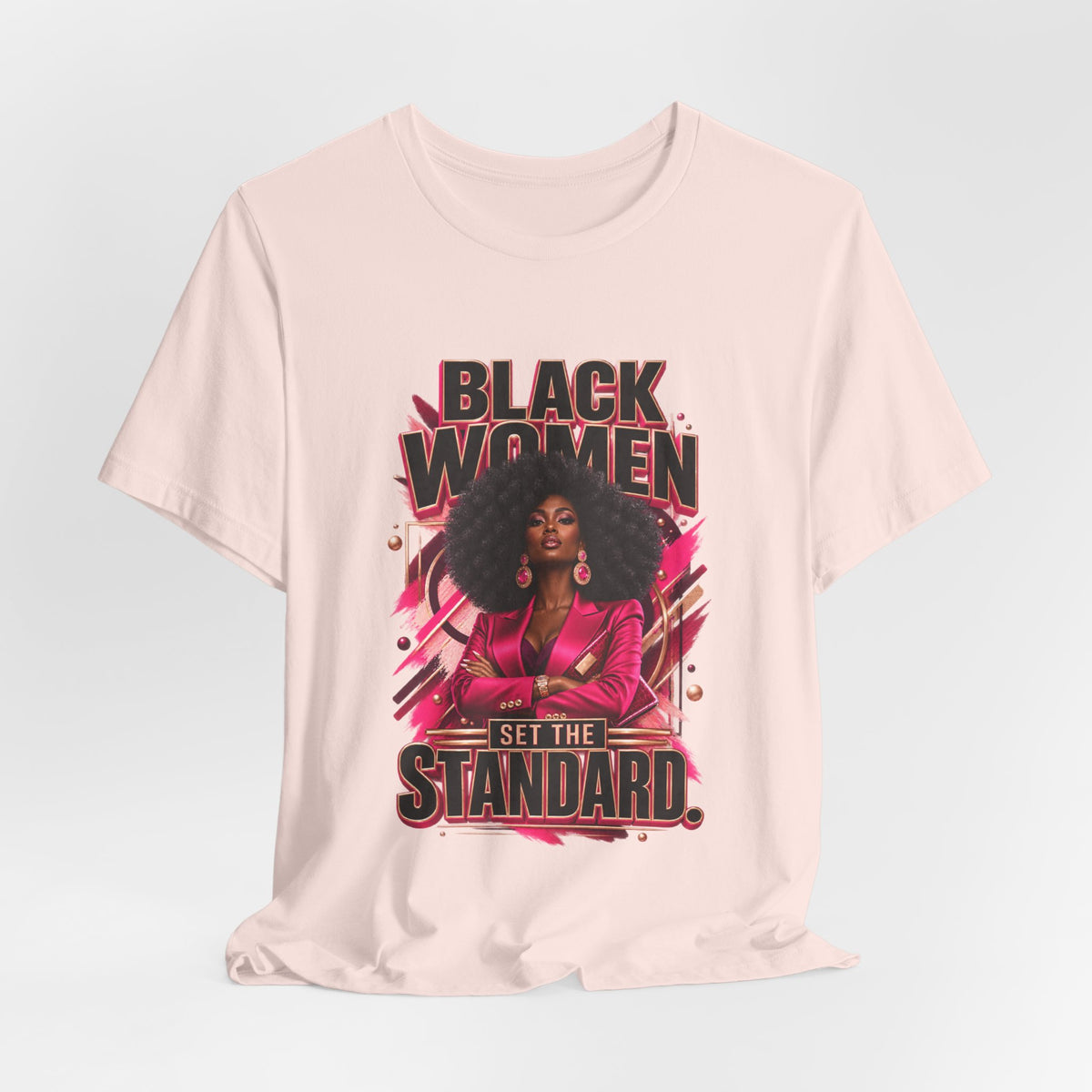 Black Women Set the Standard graphic tee by Inner Glow Wear, photo 9