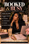 Booked & Busy Beauty Content Guide final premium cover