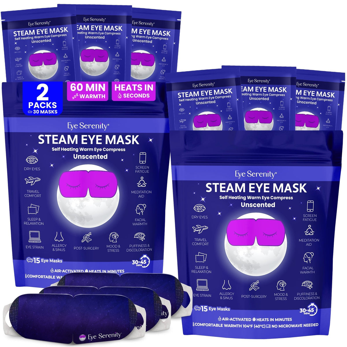 Eye Serenity Self-Heating Steam Eye Masks self-heating steam eye masks, photo 9