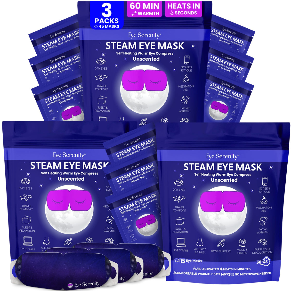 Eye Serenity Self-Heating Steam Eye Masks self-heating steam eye masks, photo 10